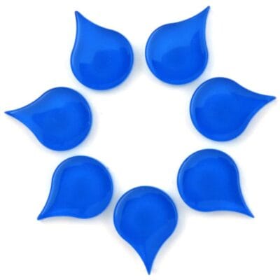 raindrop cobalt mosaic tile