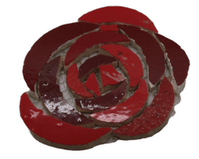 Mosaic Rose Red 10 Cm