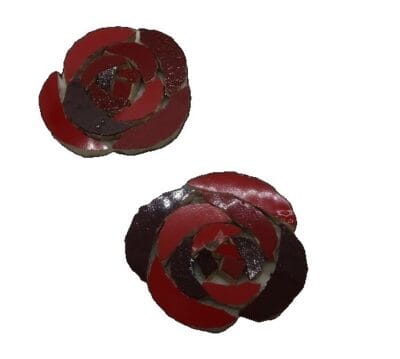 Mosaic Rose Red 5 cm (Pack of 2)