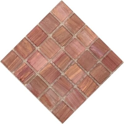 Rose Gold Fleck Glass Sheet of 25