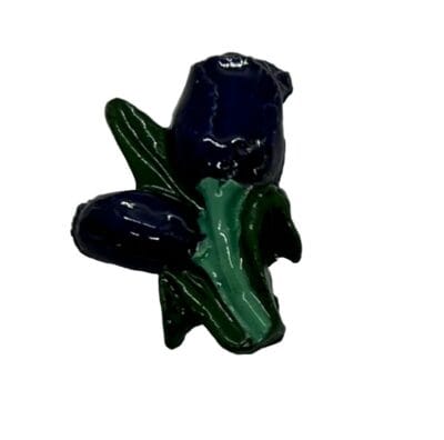 royal blue tulip mosaic insert