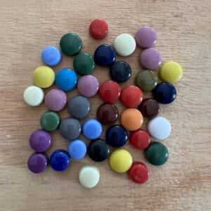 Smarty Rainbow Mix Glossy 10mm (50 Grams)