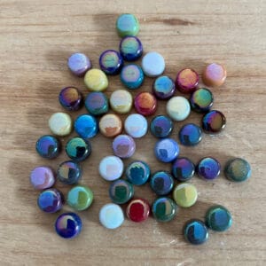 Smarty Rainbow Mix Pearlised 10mm (50 Grams)