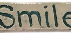 Smile Green 3 x 1cm