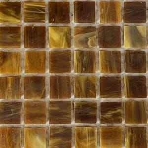 stained glass mosaic tiles caramel