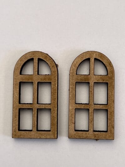 window-design-b Arch Window MDF Cutout Design B Set of 2