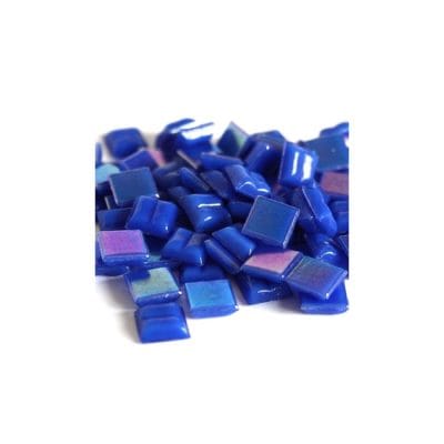 mini sapphire blue mosaic tiles