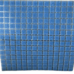 mini blue mosaic tile