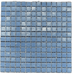 mini light blue mosaic tile