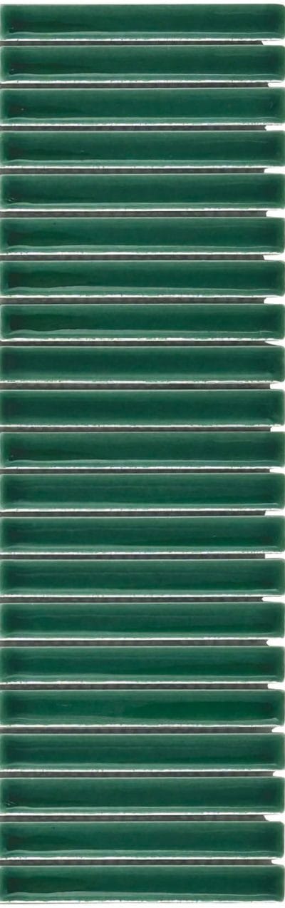 Glazed minitile strips