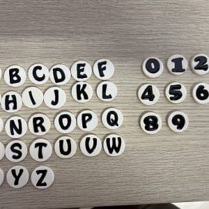 Alphabet Mosaic Inserts